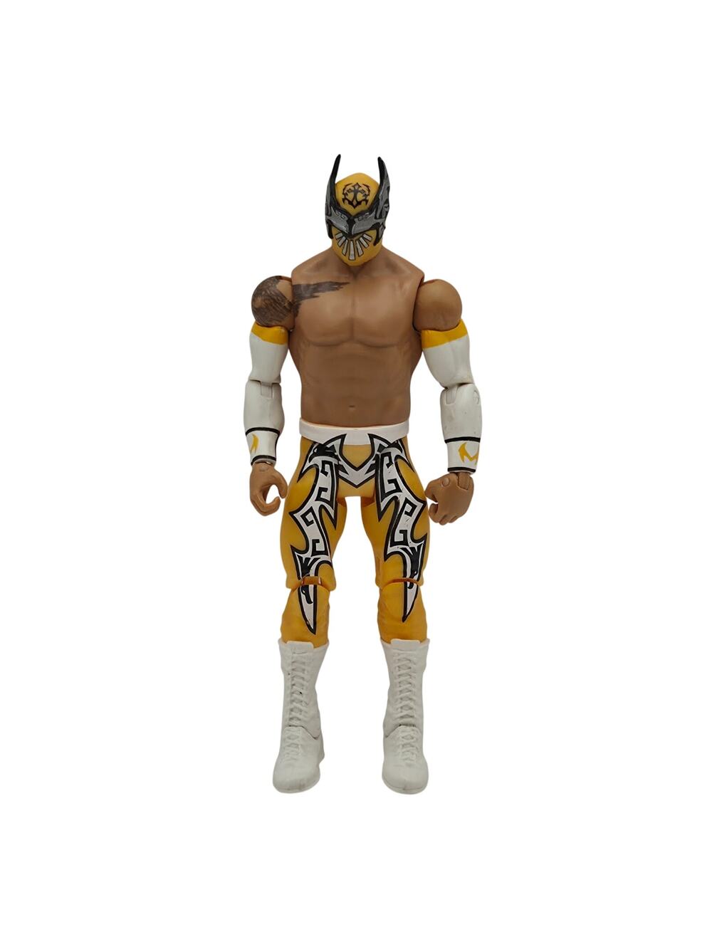 WWE Mattel Sin Cara Yellow White 6.5" Wrestling Figure 2011 Loose